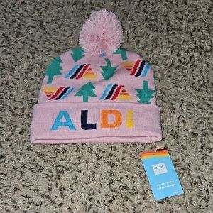 Aldi Pink Holiday Beanie
